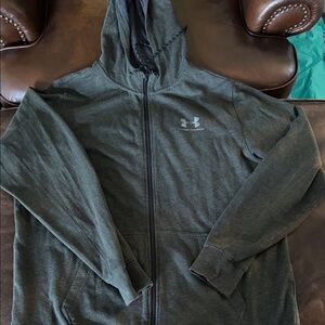 Under Armour Gray Full-Zip Hoodie
